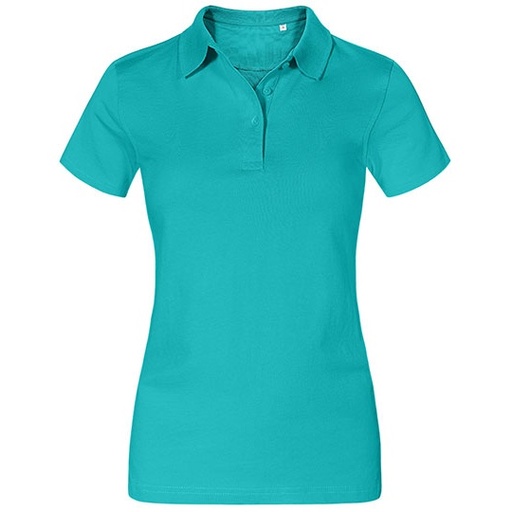 Koszulka Polo Damska Bawelniana Dekatyzowana E4025 - Jade