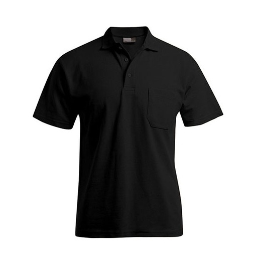 Męskie Polo Piqué E4100 - Black