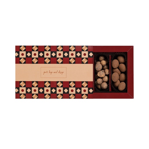 Kolekcja Nutty Bliss maxi – Skórka pomarańczy w deserowej czekoladzie – pakiet 100 szt.