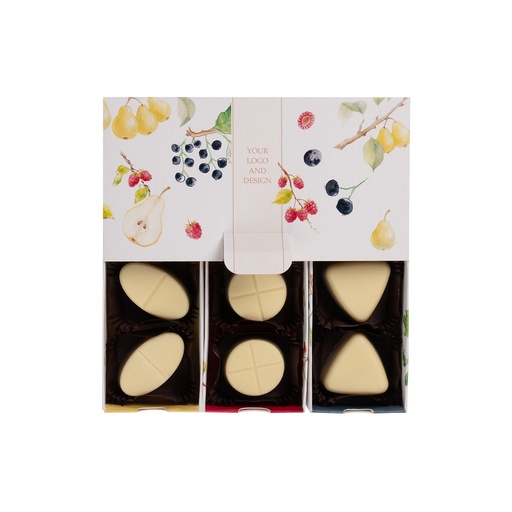 Kolekcja chocolate remedy maxi – Biała z ricotta z gruszką – pakiet 100 szt.