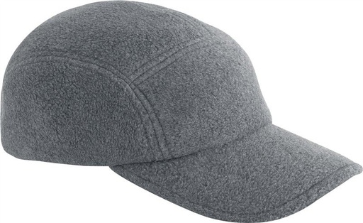 Czapka 5-panelowa z polaru z recyklingu CB254R - Charcoal