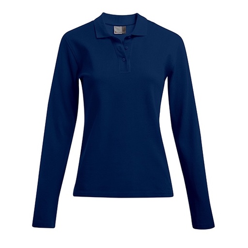 Damskie polo slim E4605 - Navy