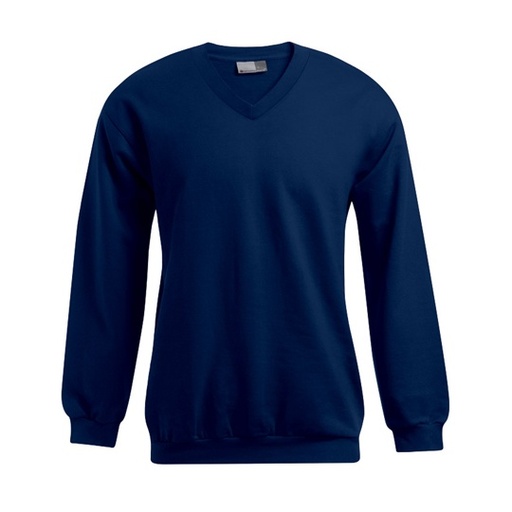 Meski sweter z dekoltem w serek E5025 - Navy