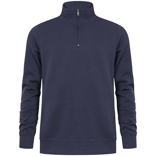 Bluza Unisex Molton z krótkim zamkiem E5052 - Navy