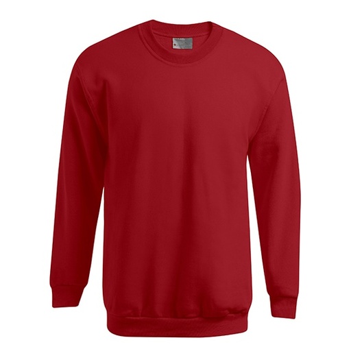 Bluza Klasyczna Bawelniana Molton E5099N - Fire Red