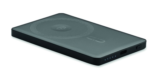 Magnetyczny powerbank 5000mAh MO3179-03 - czarny
