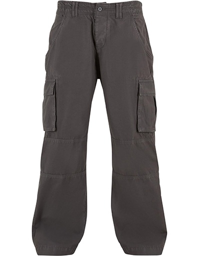 Spodnie Cargo Meskie Luzne Dlugie Bawelniane BY274 - Magnet