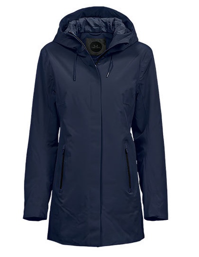 Damska parka all-weather slim TJ9609 - Deep Navy