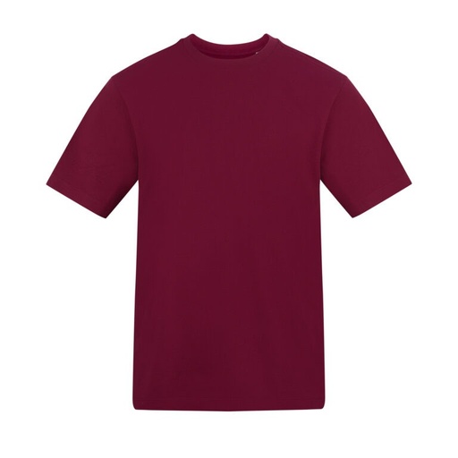 T-shirt Klasyczny Bawełniany AWT002 - Burgundy