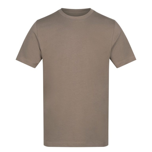 T-shirt Klasyczny Bawełniany AWT002 - Mocha Brown