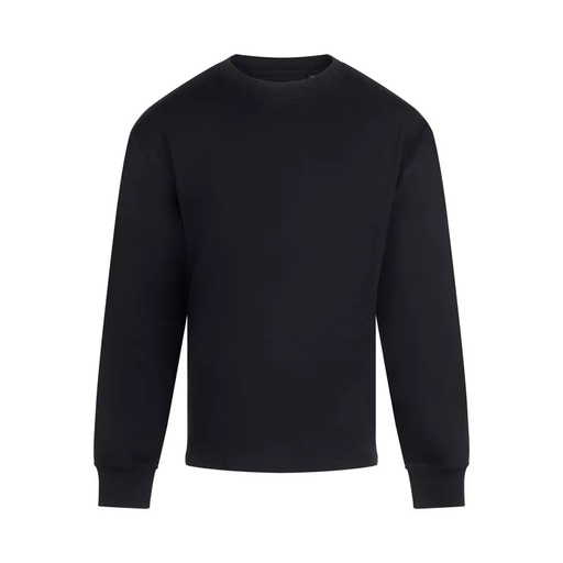 T-shirt Heavyweight Długi Rękaw Bawełna Organiczna AM016 - Black