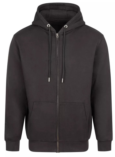 Bluza Rozpinana Oversize z Kapturem Organiczna AM102 - Black