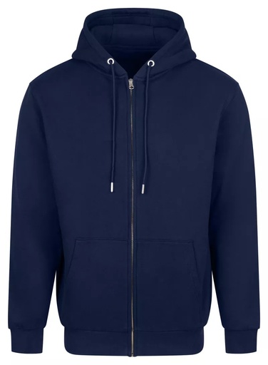 Bluza Rozpinana Oversize z Kapturem Organiczna AM102 - Navy