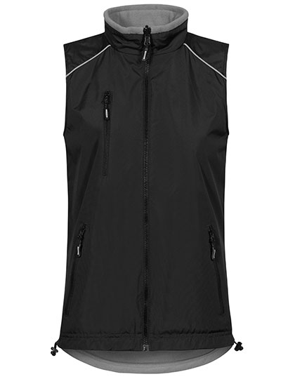 Damska dwustronna kamizelka C⁺  - Black & Steel Gray