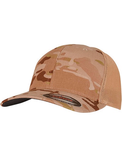 Multicam Trucker Mesh Cap - Arid / Tan