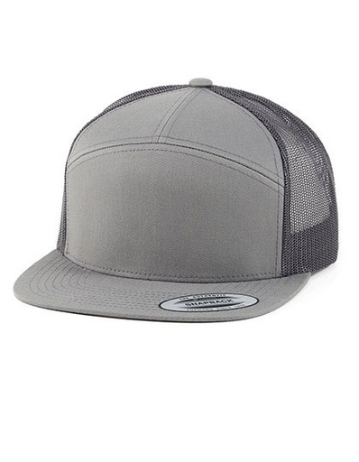 7 Panel Classic Trucker Cap - Dark Grey
