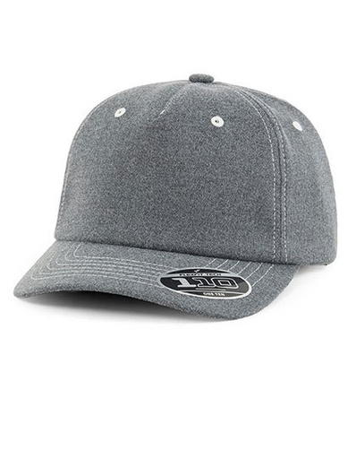 Flexfit 110 Melton Wooly Serge - Heathercharcoal