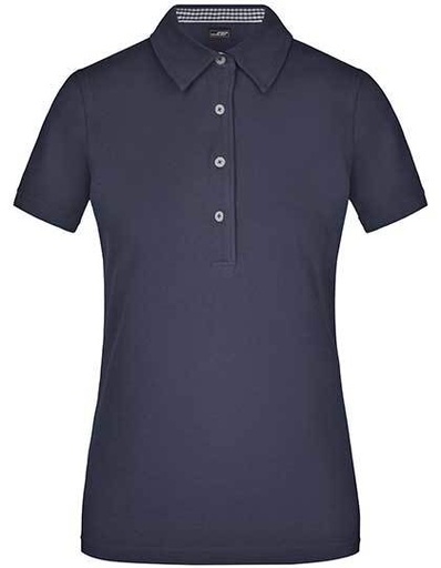 Ladies´ Plain Polo - Navy / Navy / White