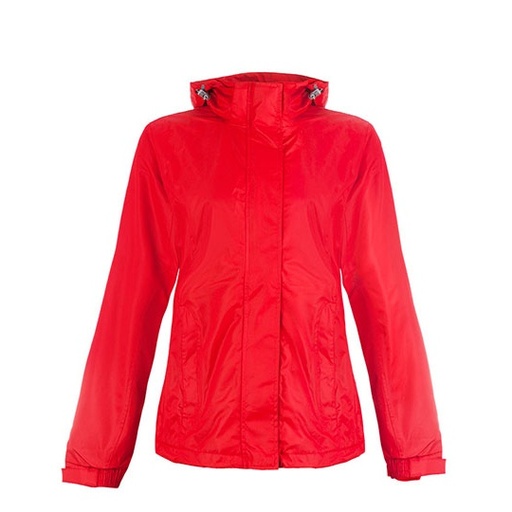 Kurtka Damska Taliowana Funkcjonalna Wodoszczelna Oddychajaca E7549 - Fire Red
