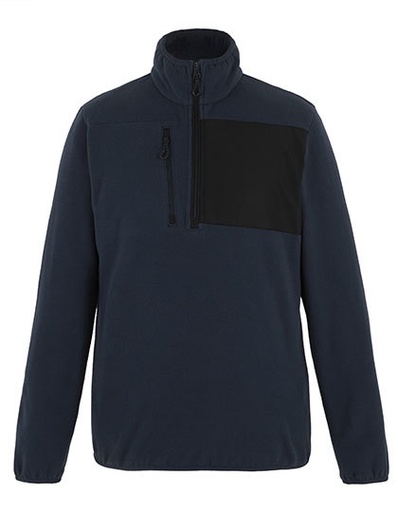 Bluza Mikropolarowa 1/4 Zip RG828 - Navy & Black