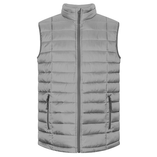 Męska kamizelka pikowana E7634 - New Light Grey (Solid)