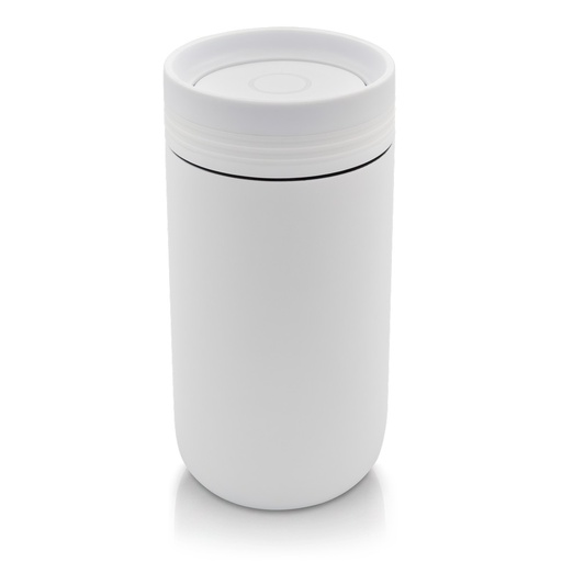 Kubek termiczny 275 ml z wieczkiem 360 stopni Air Gifts | Tondeyo - biały