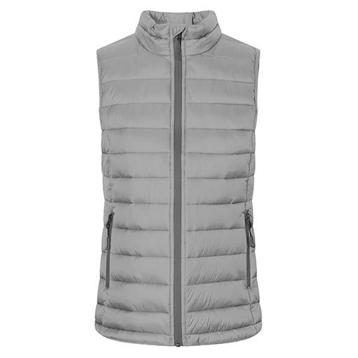 Damska kamizelka pikowana E7635 - New Light Grey (Solid)