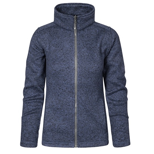 Damska kurtka polarowa slim E7725 - Heather Blue