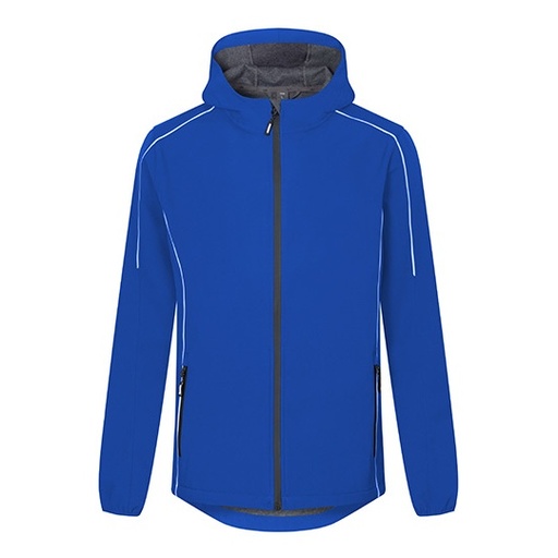Męska lekka kurtka softshell z kapturem E7830 - Royal
