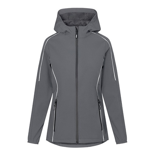 Damska lekka kurtka softshell E7835 - Steel Gray