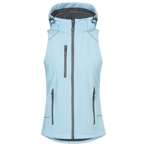Kamizelka Damska Softshell Wiatroszczelna E7845 - Ice Blue