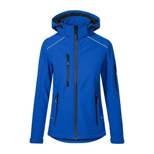 Damska kurtka softshell slim E7855 - Royal