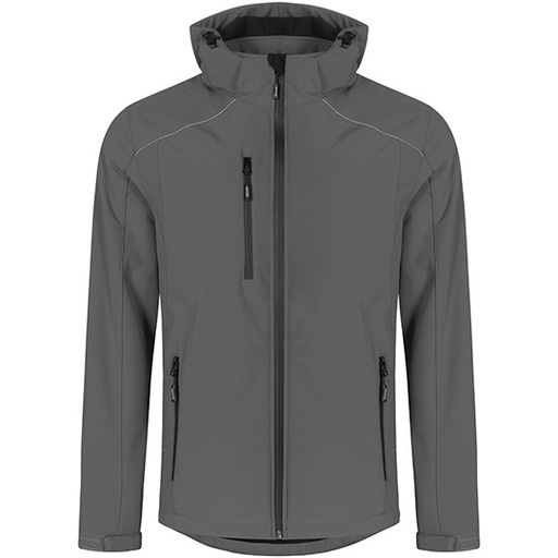 Męska kurtka softshell E7860 - Steel Gray