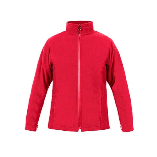 Kurtka Polarowa Męska Klasyczna Mikropolar E7910 - Fire Red