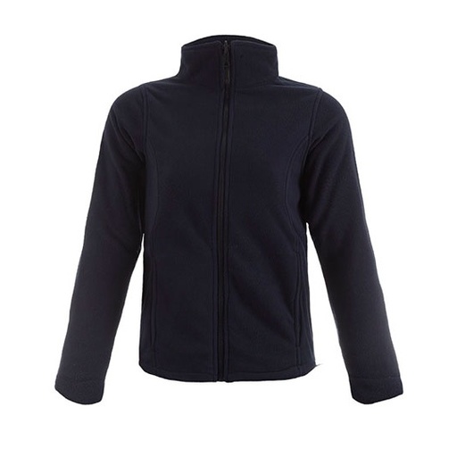 Damska kurtka polarowa slim E7911 - Navy