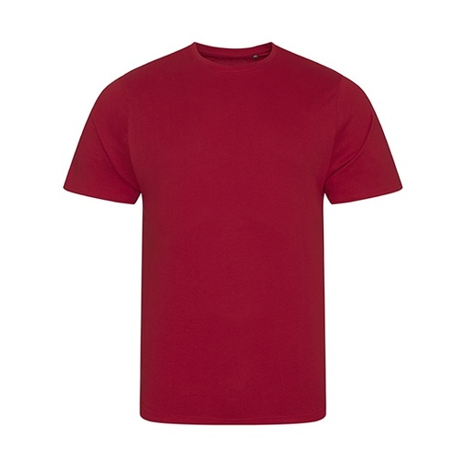 T-shirt Meski Slim Fit Bawelna Organiczna EA001 - Fire Red