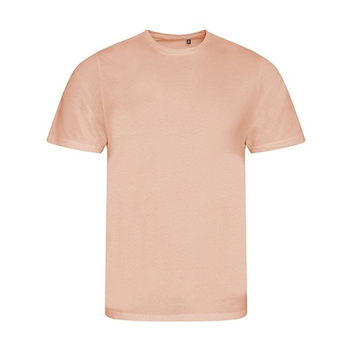 T-shirt Męski Slim Fit Bawełna Organiczna EA001 - Soft Peach