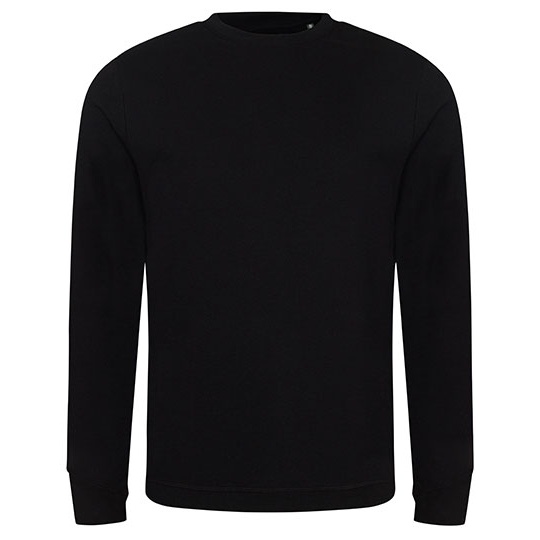 Bluza Slim z Recyklingu French Terry - Black
