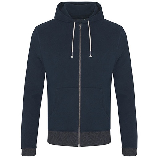Bluza Męska Slim Fit Bawełna Poliester Recykling EA051 - Navy & Charcoal