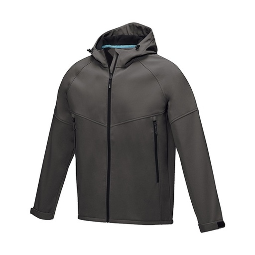 Męska kurtka softshell EL37504 - Storm Grey