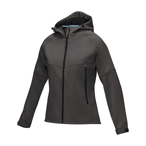 Damska kurtka softshell Slim EL37505 - Storm Grey