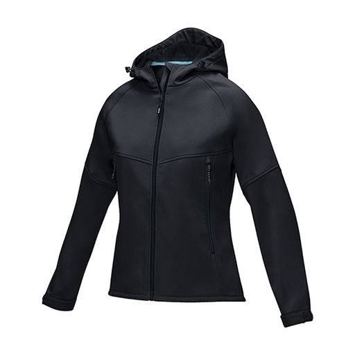 Kurtka Softshell Damska Dopasowana Wodoszczelna EL37505 - Black