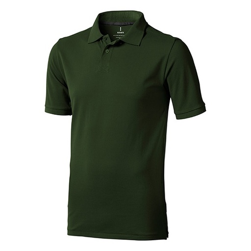 Koszulka Polo Meska Klasyczna Bawelniana Pika EL38080 - Army Green