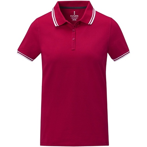 Polo Damskie Klasyczne Pika Bawelniana EL38109 - Red