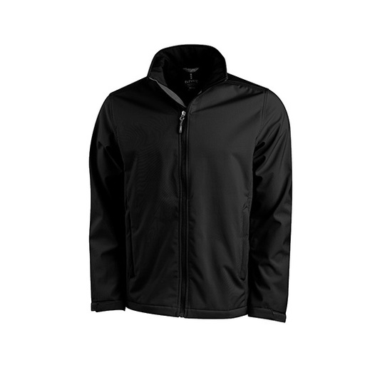 Kurtka Taliowana Softshell z Membrana Wodoodporna Oddychajaca EL38319 - Black
