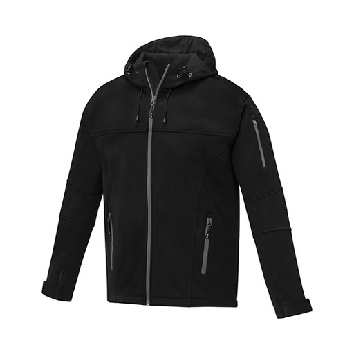 Meska kurtka softshell z przedluzonym tylem EL38327 - Black