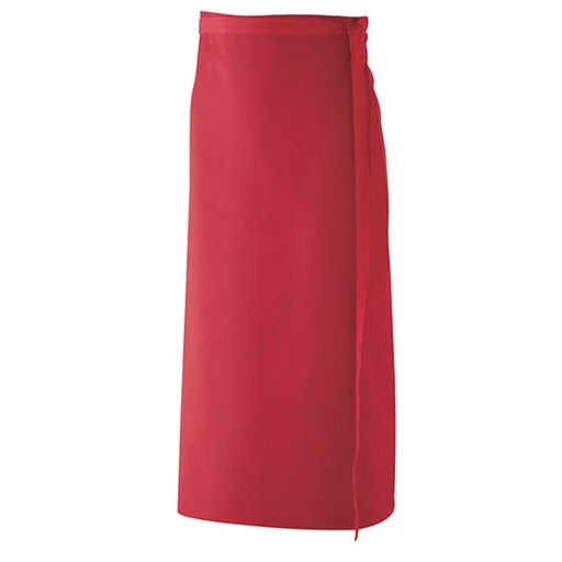 Fartuch z regulacja paskow poliester bawelna EX102 - Red