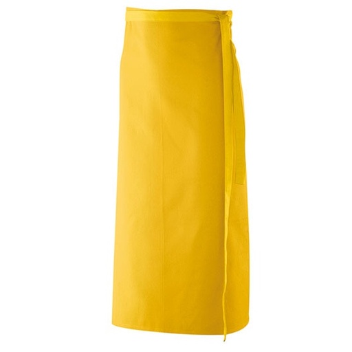 Fartuch z regulacja paskow poliester bawelna EX102 - Yellow