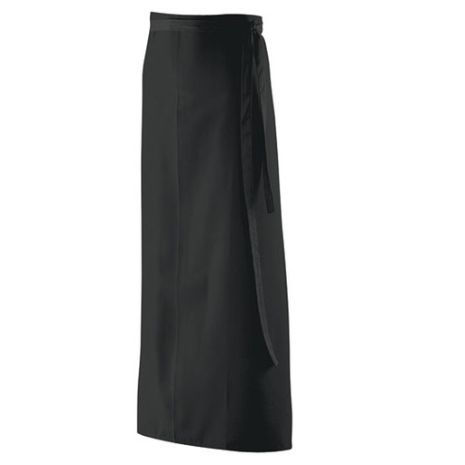 [EX103-1000054762] Fartuch Długi Poliester Bawełna EX103 - Black