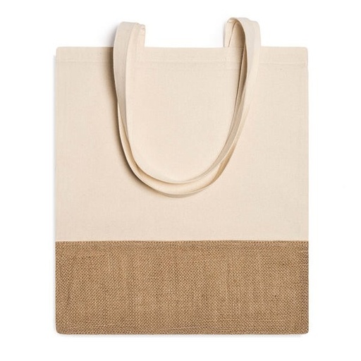 Torba bawełniana/jutowa WAVE BO7556 - naturalny